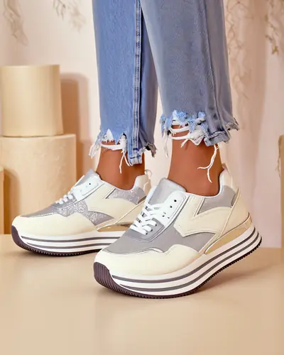 Royalfashion Dámské tenisky s třpytkami Borovis