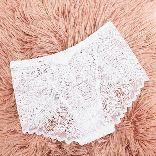 Білі жіночі мереживні трусики - Нижня білизна
