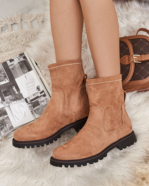 Royalfashion Dámské kozačky Gebimma z ekokůže