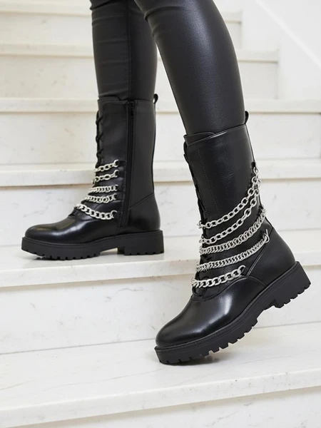 Жіночі черевики Royalfashion чорного кольору Goserre