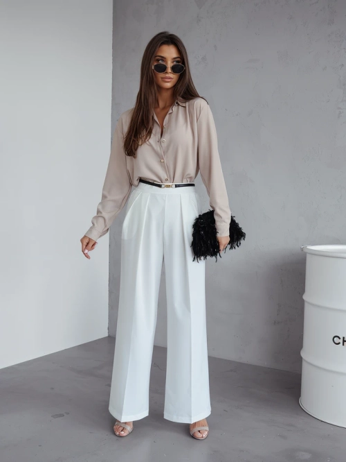 Royalfashion Широкі жіночі штани з складкою