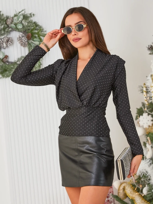 Блуза для жінок від Royalfashion з цирконіями