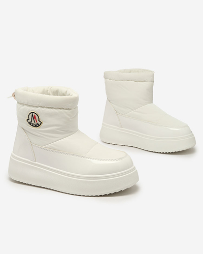 Royalfashion Жіночі снігоступи Ademra білого кольору