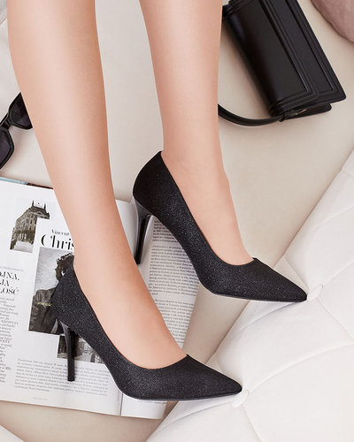 Royalfashion Жіночі туфлі-човники Suvimmad на шпильці з блискітками