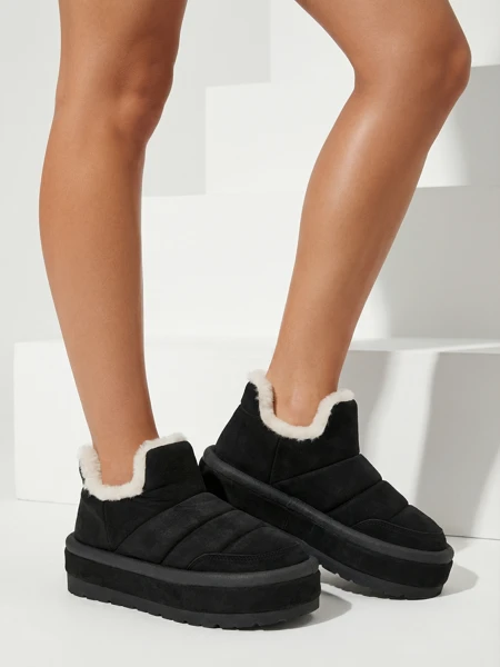 Royalfashion Dámské krátké boty Zoeno a'la snow boots