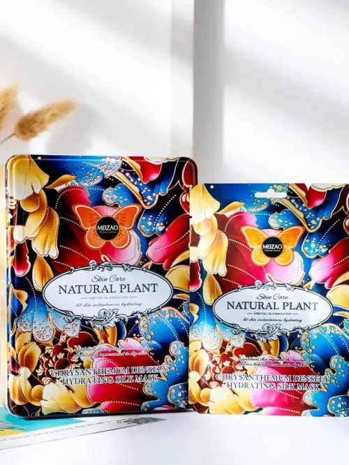 Природна рослина - Набір сироватки з церамидами та маскою з хризантем 6г+36г x 10шт