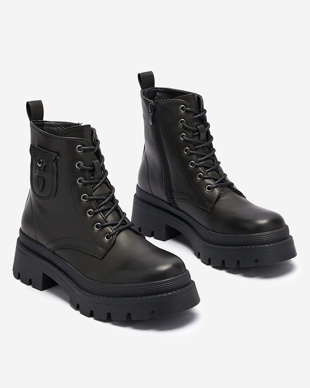 Dámské boty bagger v černé barvě Neroniu - Obuv