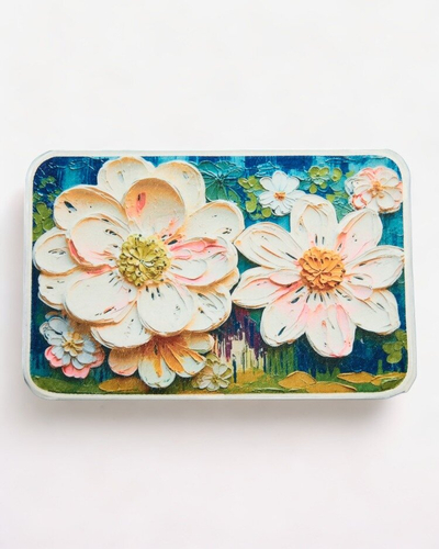 Royalfashion Barevná rohožka s květinami 40x60