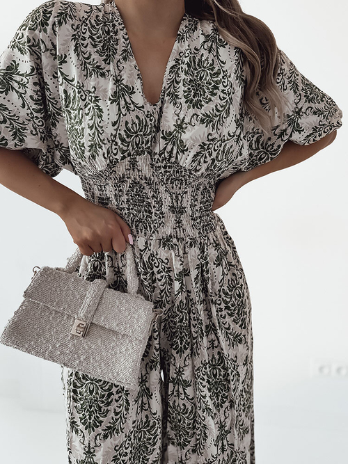 Royalfashion Візерунчастий жіночий комбінезон