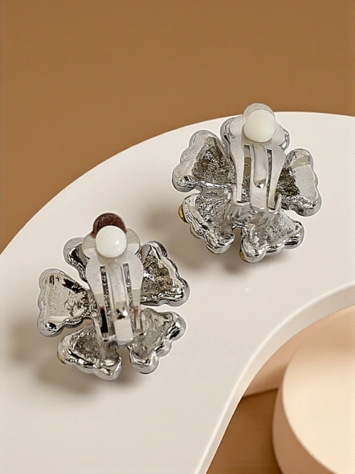 Royalfashion Кліпси сережки жіночі з цирконами