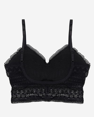 Černá dámská krajková podprsenka - Spodní prádlo