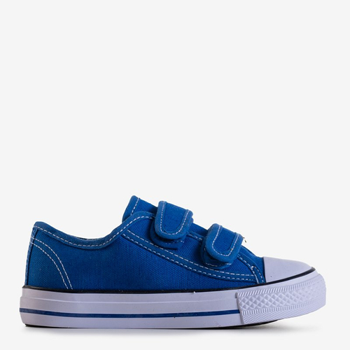 Сині дитячі кеди на липучках Remi