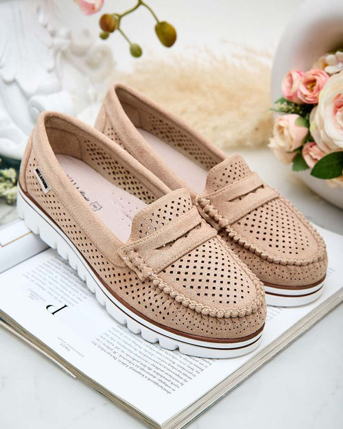 Royalfashion Ажурні жіночі мокасини Leteller
