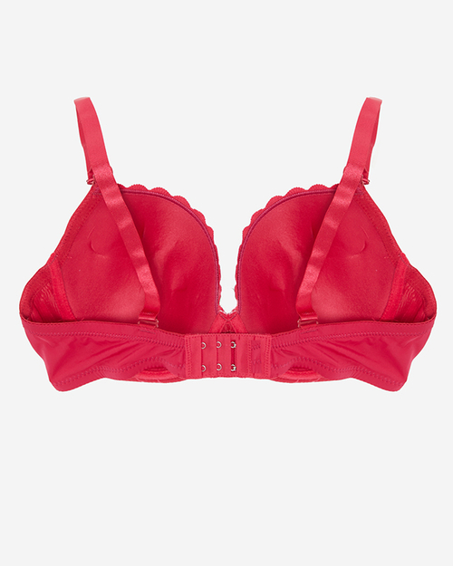 Бордовий однотонний бюстгальтер