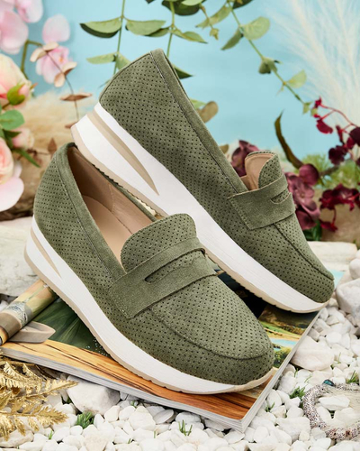 Royalfashion Dámské mokasíny na nízkém podpatku Sirn