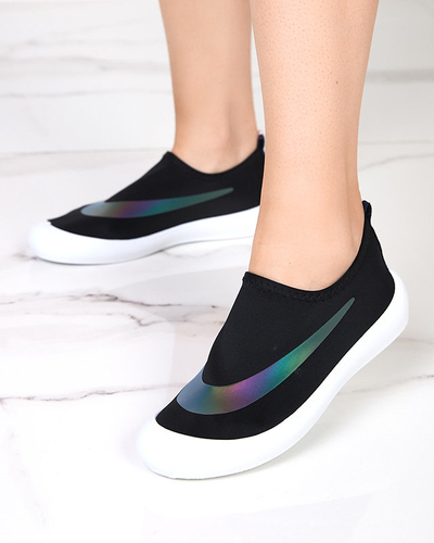 OUTLET Černé dámské slip-on tenisky Lerick - Footwear