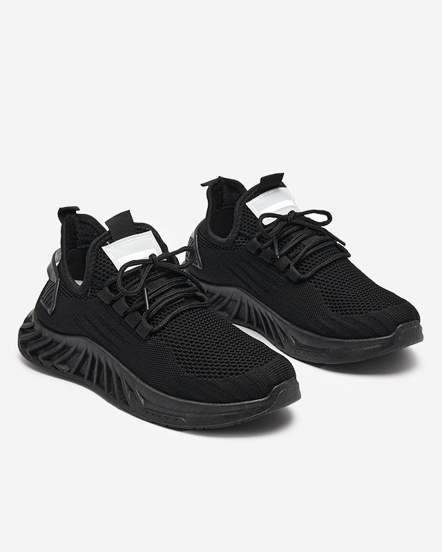 Royalfashion Dámská látková sportovní obuv v černé barvě Ltoti