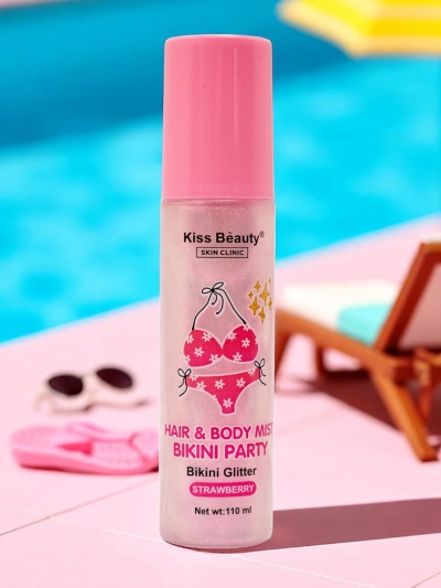 Summer Spray - Tekutý rozjasňovač na vlasy a tělo Jahoda