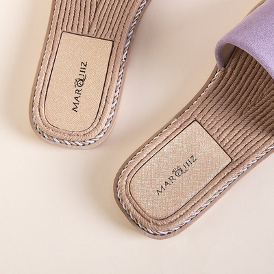 Dámské fialové pantofle Vicoria - obuv