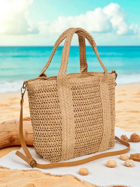 Royalfashion Velká slaměná dámská taška Bella Paglia