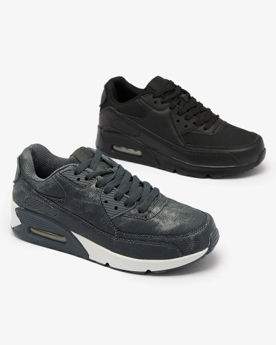 Dámská šněrovací sportovní obuv v grafitové barvě Moteri - Obuv