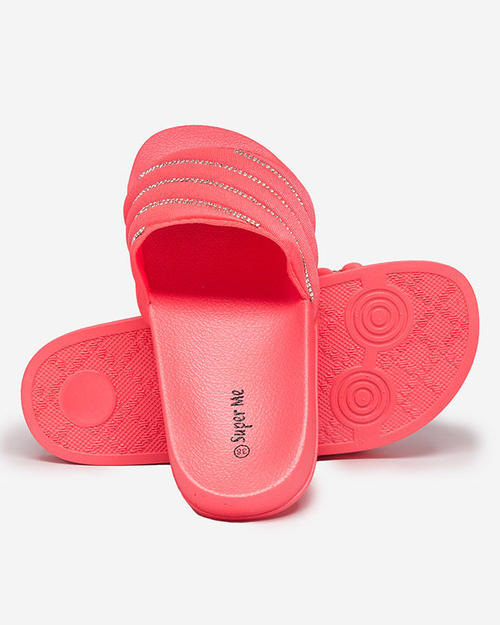 Шльопанці жіночі OUTLET Coral з цирконами Mytaris - Взуття