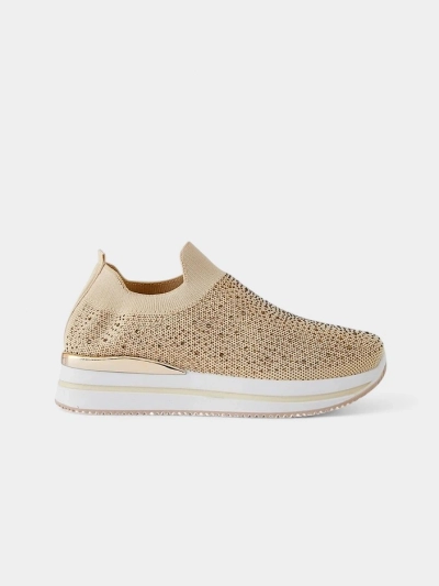 Royalfashion dámské sportovní boty na slip-on z textilu Terrifa