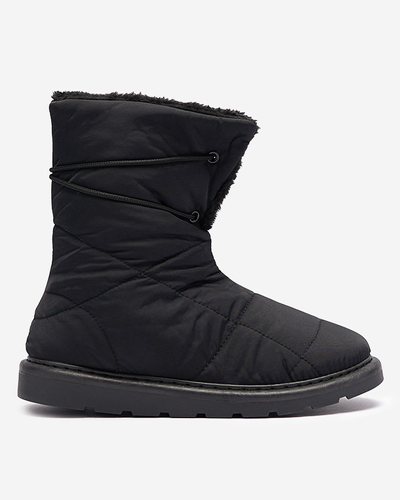 Černé dámské boty a'la snow boots Amirfu- Obuv