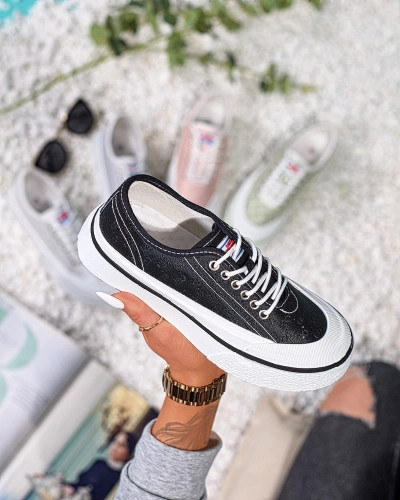 Жіночі кеди на платформі Ferriva Royalfashion Black