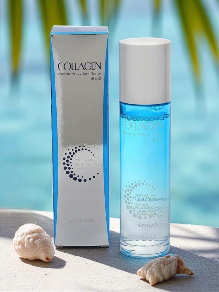 Rozjasňující a hydratační pleťové tonikum s kolagenem