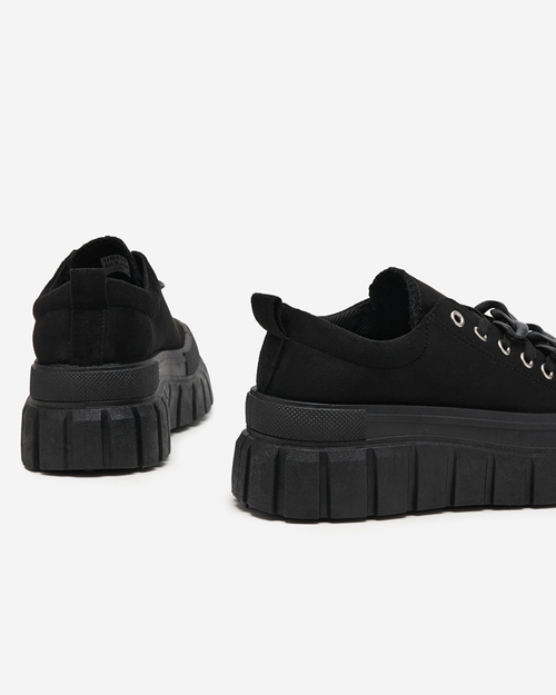 OUTLET Високі жіночі чорні кросівки Mishta - Взуття