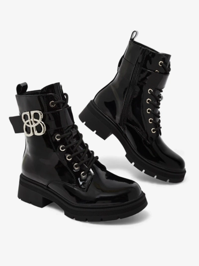 Dámské Černé Kožené Elegantní Boty Luna na Podzim