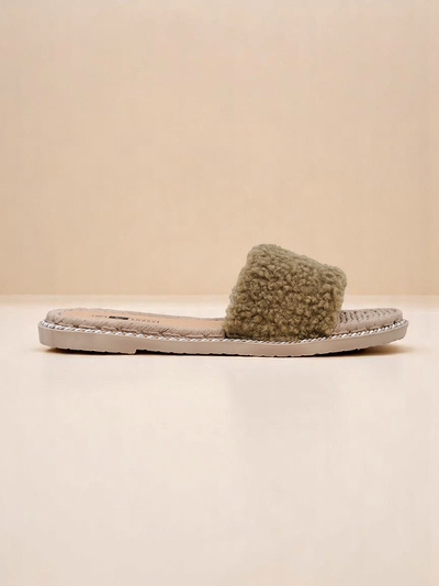 Royalfashion Dámské pantofle s kožíškem Cozy Step