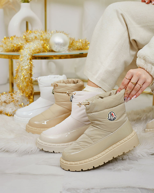 Royalfashion Жіночі снігоступи світло-коричневого кольору Ireda