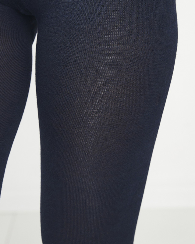 Dámské zimní tmavě modré punčochové kalhoty - Spodní prádlo