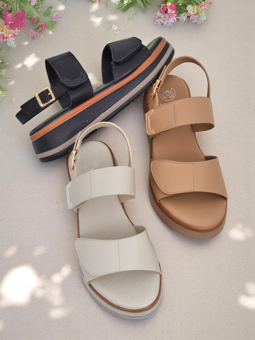 Royalfashion Жіночі сандалі на товстішій підошві Tulipp