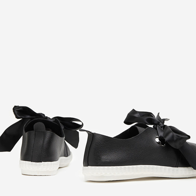 Černé dámské slip on tenisky Samhu - Footwear