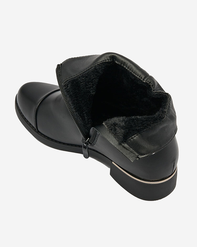 Royalfashion Чорні жіночі черевики a'la sztyblety Orlaa