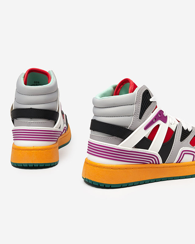 OUTLET Šedé dámské kotníkové sportovní boty od Gisore - Footwear