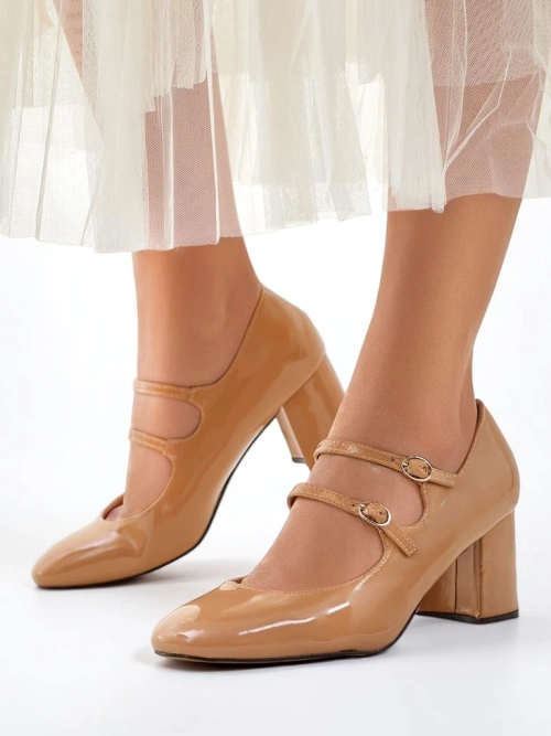 Royalfashion Лакові жіночі туфлі на підборах зі straps Ovinna