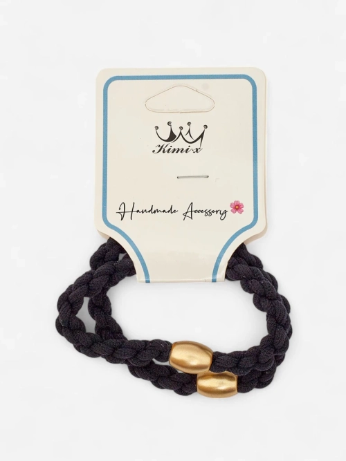 Royalfashion Набір із 2-х плетених резинок для волосся Plecessi