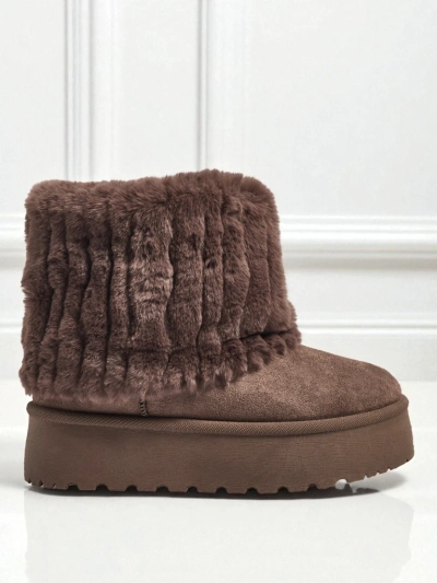 Dámské boty a'la sněhule s kožešinou Irelle