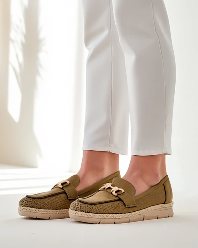 Royalfashion Dámské baleríny s dekorativním akcentem na špičce