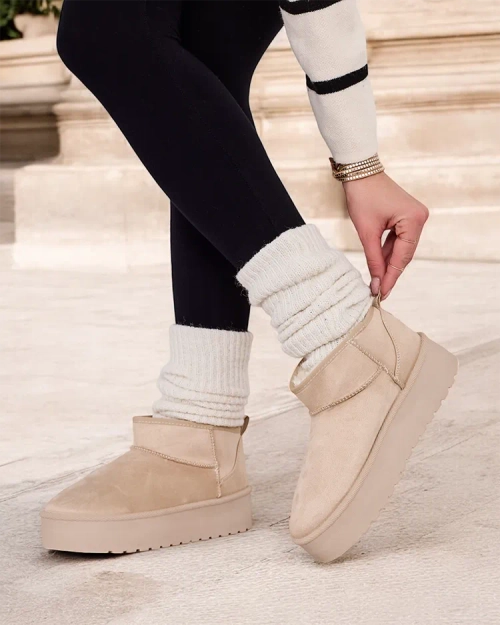 Королівська мода Короткі жіночі зимові черевики Комано