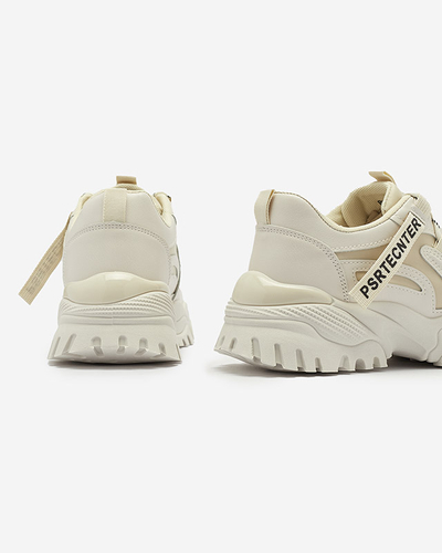 Бежеві жіночі кросівки спортивні Evilpo- Footwear