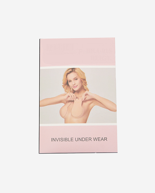 Бежеві жіночі самоклеючі силіконові накладки