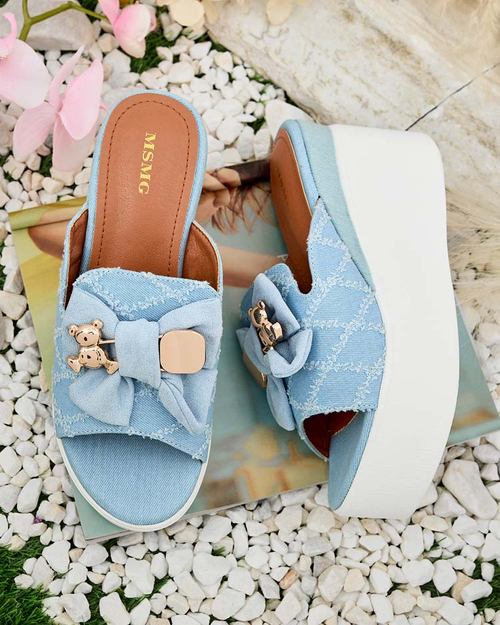 Royalfashion Жіночі шльопанці Dalimes на котурні