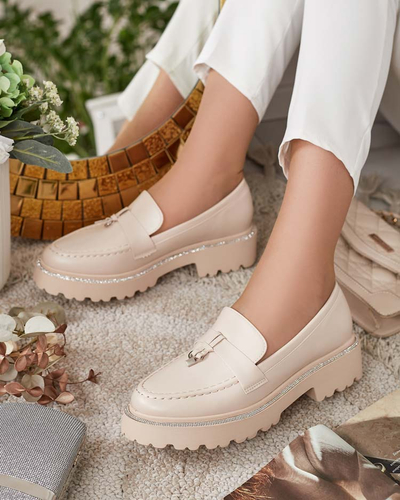 Royalfashion Dámské mokasíny se zirkony Ali