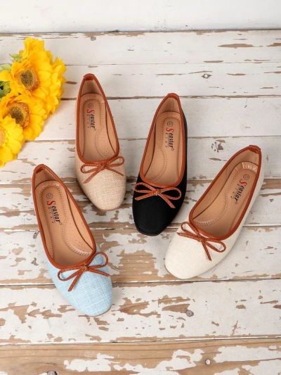 Royalfashion жіночі балетки з блискітками та бантом Aramie