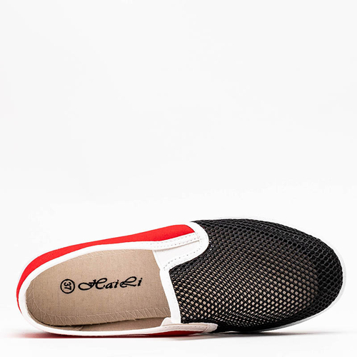 Чорно-червоний жіночий комбінезон на Дубліні - Взуття